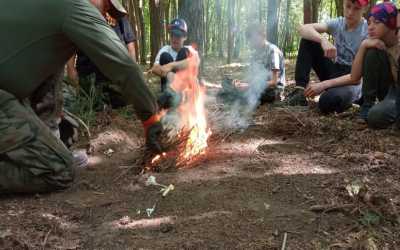 Piecki - obóz Akademia Survivalu Mazurskie Chaty, 10 dni 10-14 lat